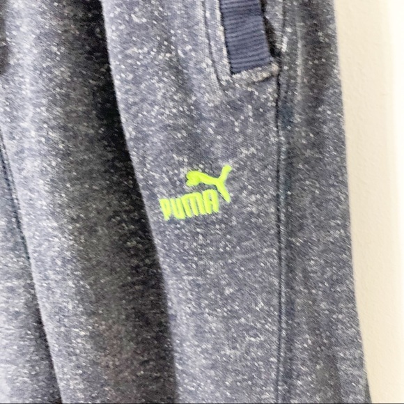 Puma Youth Joggers Banded with Drawstring Waistline Cuffs Side Pockets 🟦🟩⬜️ - Picture 6 of 10